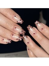 ネイルアトリエビー(nail atelier be’)/ドットフレンチ