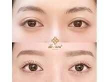 アリュージョン 高槻/眉スタイリング.まつげパーマ