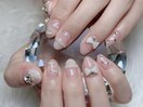 自爪アートやり＋パーツつけ放題