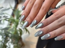 レトネイル レトネイル 大阪梅田(reto nail)/ブルーマグネット/ホロ/夏フット