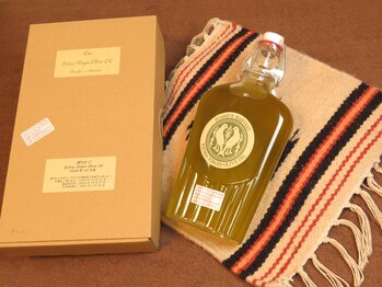 サロンドオー(salon de eau)/新鮮なオリーブオイルのみ使用