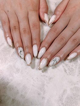 ノーヴォバイショールーム(novo by showroom)/大理石風ネイル