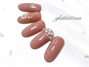 ネイルグラマラス 西新井店/《パラジェル》パールネイル