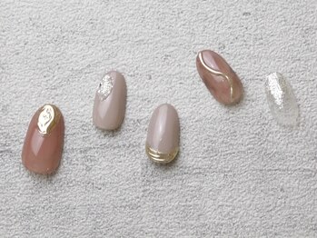 ネイルサロン ソウ 京橋店(Nail Salon Sou)/シンプルニュアンス