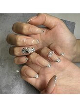 チャイ 大阪上本町店(chai)/ガラスフレンチネイル