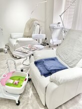 フット施術にはフットバス付き♪