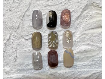 デューネイルスタジオ(dew nail studio)/秋冬ニュアンスサンプル