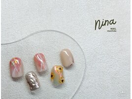 ひまわりネイル