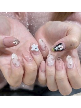 ネイルアンドアイラッシュスタジオ シュシュ(chouchou)/グーフィー３Dパーツ