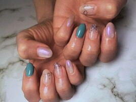 ◇ミラーリボンネイル◇