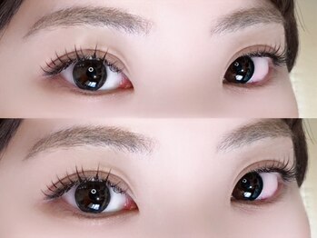 ルル 高城店(lulu)の写真/パリジェンヌ+エクステをセットで♪まつ毛の状態に合わせた細かい施術で負担を軽減しながら理想の目元に☆