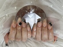 ベーシック ネイルウィザードアカデミー 本厚木店(Basic×NailWizardAcademy)/ツイードネイル