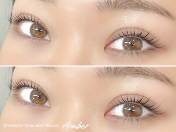 アンバー 表参道(Amber)の写真/どの角度から見ても美しい“似合わせ”まつげパーマ