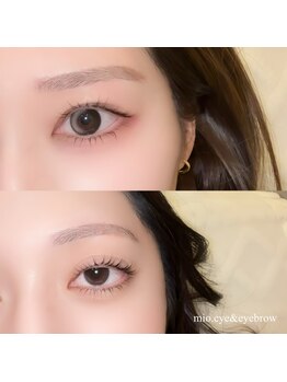 ミオ(mio.)の写真/人気サロン独立*圧倒的リピ率*上下まつ毛パーマ/ラッシュリフト人気◎下まつ毛パーマは中顔面短縮効果も!