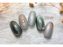 バブル シュガー バイ ネイルクローネ(bublle sugar by.nail crone)/シンプル宝石ネイル