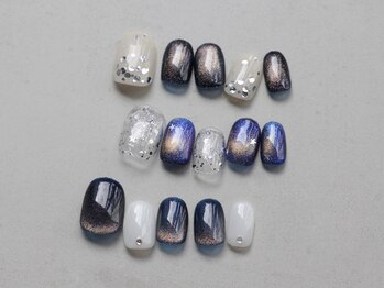 ディーネイル(DEE nail nagoya)の写真/【オフケア込◆定額¥4950/¥5500/¥6600】周りと差が付くトレンドデザインをサンプル豊富な定額で♪