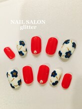 ネイルサロン グリッター(NAIL SALON glitter)/成人式オーダーネイルチップ