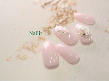 ネイリット 銀座(Nailit)/パールビジュー ¥9100【¥10010】