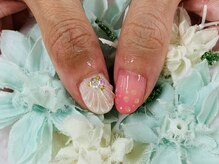 ダブルネイル(Double Nail)/【ほり】ぷっくりシェルネイル