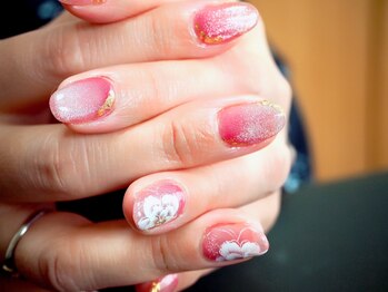 プールヴー☆オングル/春ネイル