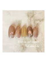 フィオーレ(fiore)/成人式ネイル 薄葉