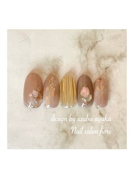 フィオーレ(fiore)/成人式ネイル 薄葉
