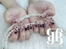 ネイルサロンレイアス(RAYAS)/ハートチェックネイル