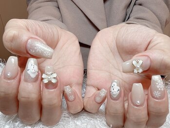 レアネイル 新宿(le'a nail)/冬ネイル