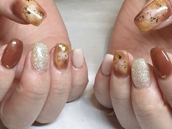 オフィス定額ネイル×秋