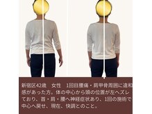 リチカ(RITICA)の雰囲気（体のズレを整える事で2回目で頭痛症状MAX10→2へ軽減　）