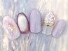 季節のクーポン 紫陽花ネイル♪6600円★フォトギャラ参照