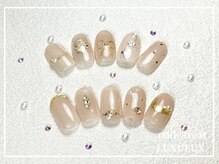 ネイルアンドアイラッシュ ルクソー ホテル日航福岡店(Nail&Eyelash LUXUEUX.)の雰囲気（【豊富な定額サンプル】人気のニュアンスデザインも多数☆）