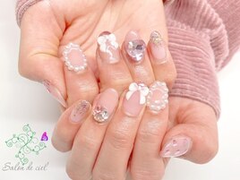 ３Dリボンネイル