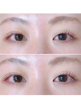 アディクト 恵比寿店(ADDICT)/左右のお目元に合わせてカール