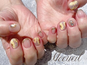 アクイユ 銀座店(ACCUEIL)/ひまわりネイル