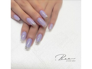 クリアーフレンチネイル