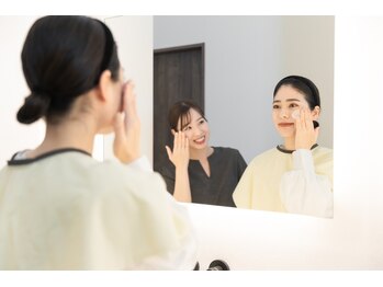 コキュウギンザ スキンケア アンド ヘルスケア(KOKYU GINZA)/洗面台でスキンケアレッスン