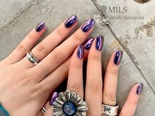 ミルズ オモテサンドウ(MILS omotesando)/ミラーネイル（パープル）