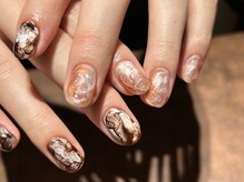 ハンドフィッシュ(handfish)/メタリックインクネイル