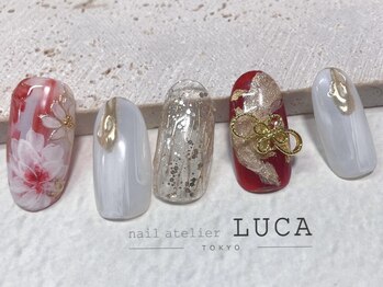 ネイルアトリエルカ(nail atelier LUCA)/O-9 大人可愛い成人式ネイル