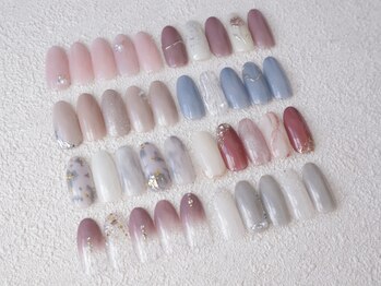 【ニュアンスネイル】