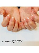 ロッカ(ROKKA)/ちゅるんピンクの愛されネイル