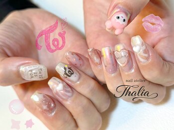 タリア(Thalia)の写真/繊細な手描きアートが得意サロン！推しネイルや立体的な3Dネイルまで幅広いデザインであなたの理想を形に♪