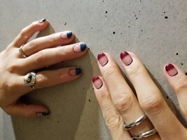 囲みフレンチネイル