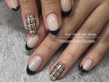 シナネイル 清澄白河店(SHINA NAIL)/フレンチチェックネイル♪