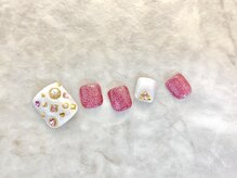 ララバイ 立川北口店(LULLABY)/キラキラ フットネイル