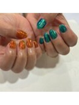 ネイルサロン エーナイン 旭川春光店/タンフルネイル