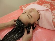 髪・頭皮のケアもしてます♪
