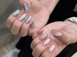 アシンメトリーネイル♪