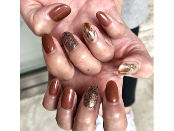 ネイルスペース ジェイズ ピンキー(NAIL SPACE J's PINKY)/ブラウンネイル☆